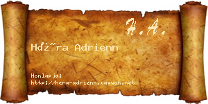 Héra Adrienn névjegykártya