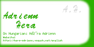 adrienn hera business card